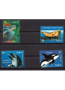 FRANCIA 2002 francobolli serie completa nuova Unificato 3453/56